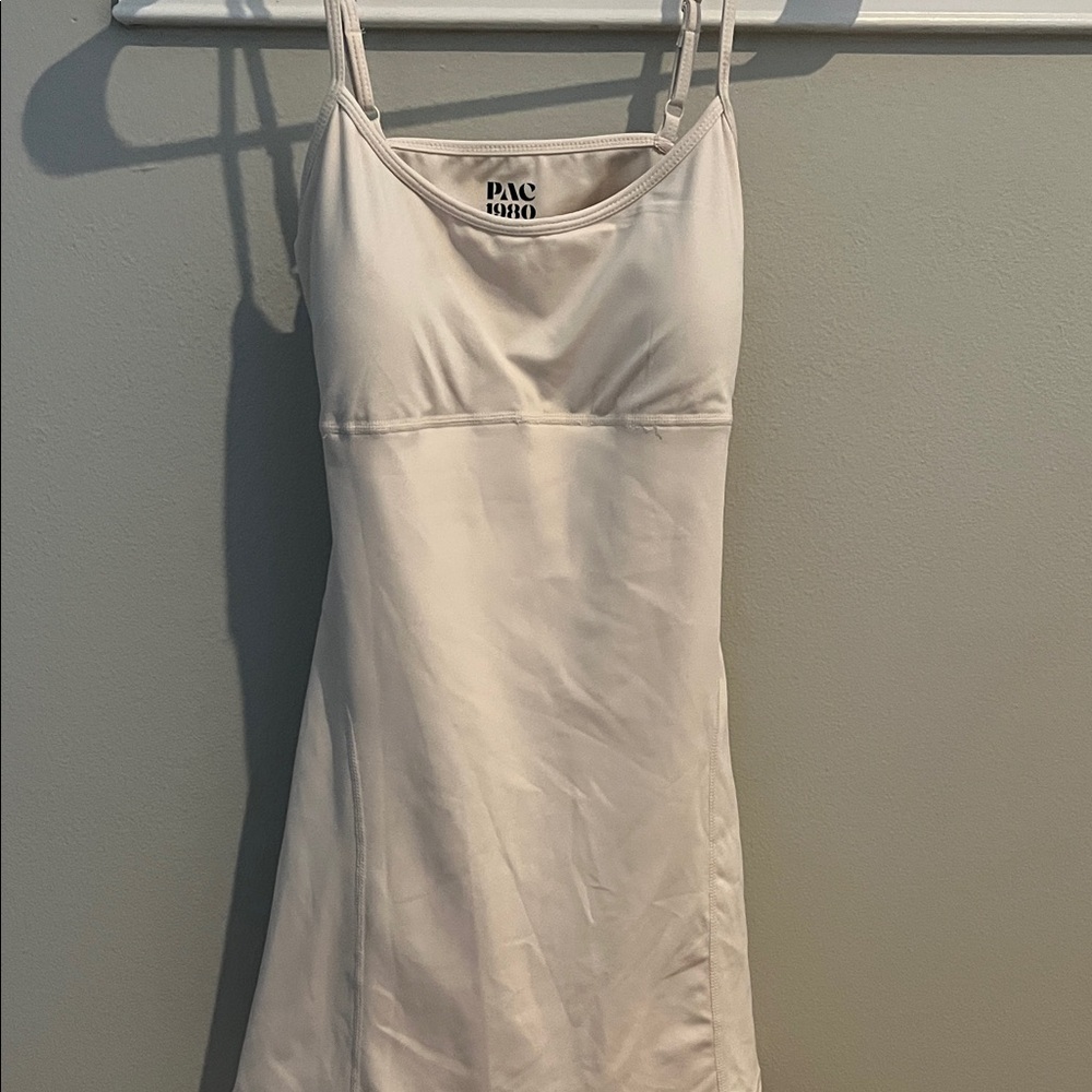 PacSun Cream Chemise Slip Dress